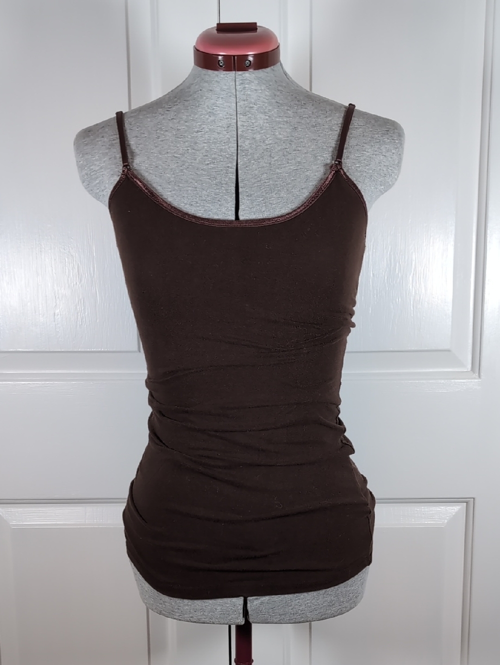 Vintage Wet Seal Chocolate Brown Spaghetti Strap Camisole Top Fairycore Y2K S